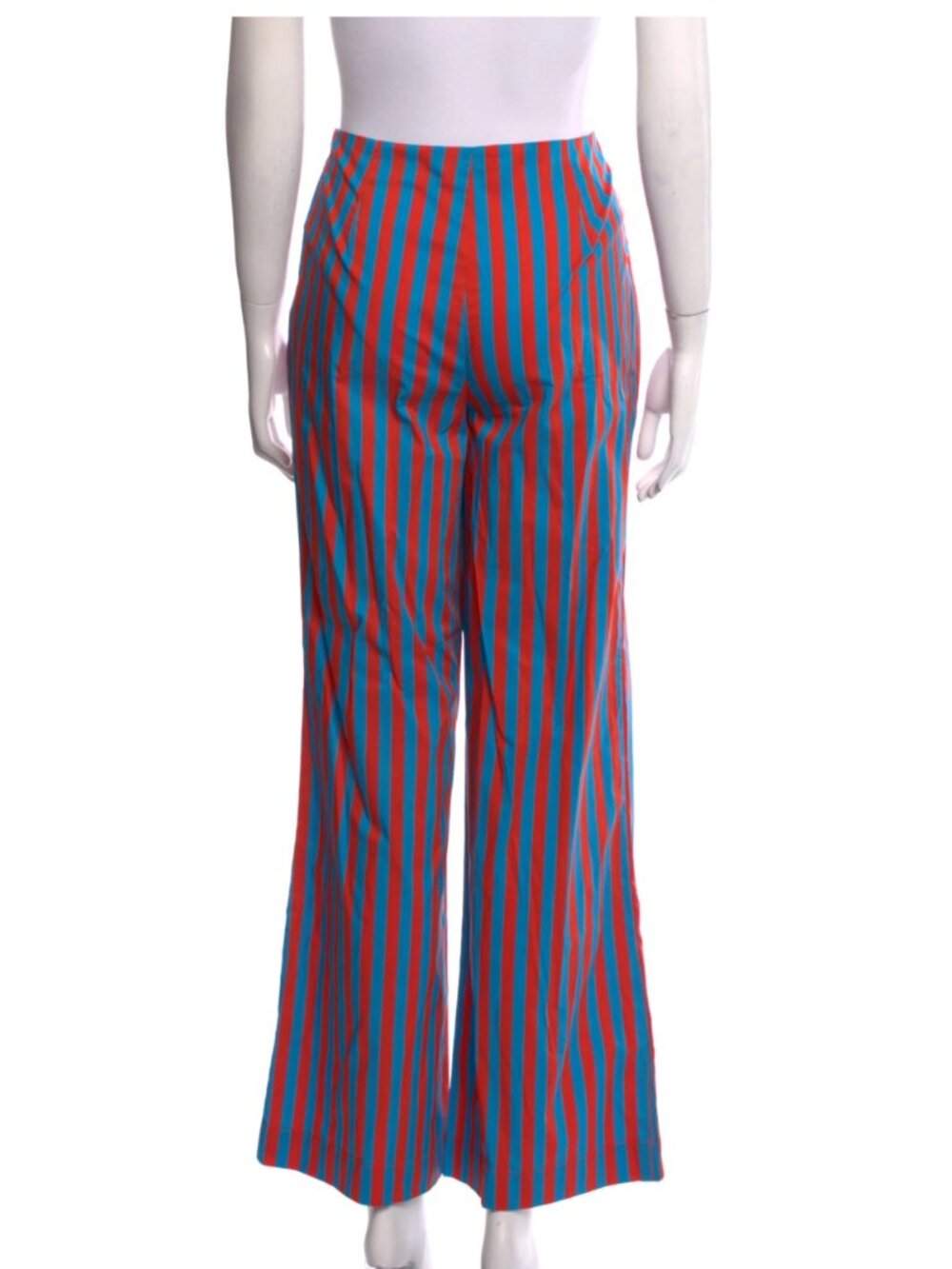 Simon Miller Pia Stripe Poplin Pant - Blue and Paprika - Picture 6 of 6